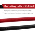 thumbnail image 4 of XINQIHANG 6 AWG 20 Inches (Each) Battery Cables Set with Terminals, 3/8-Inch Lugs (Positive and Negative) for Motorcycle, Automotive, Marine, Solar, ATV, RV, Mower, Oxygen-Free, 4 of 7