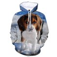 thumbnail image 3 of Sudadera con capucha con estampado 3D de perro y beagle para hombre, divertida sudadera informal de manga larga, sudadera con capucha fresca para otoño y primavera, 3 of 5