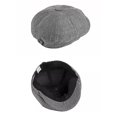 thumbnail image 6 of Hats Acrylic Fiber Newsboy Cap For Men Classic Vintage Cabbie Elastic Flat Beret Cap Hat, 6 of 7