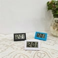 thumbnail image 4 of Mini Digital Desktop Clock with LCD Display, Compact Design for Home, Office, and Bedside Use,Black, 4 of 5