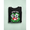 thumbnail image 3 of Here For Shenanigans - ICEE St. Patrick's Day Men's Sweatshirt, 3 of 4