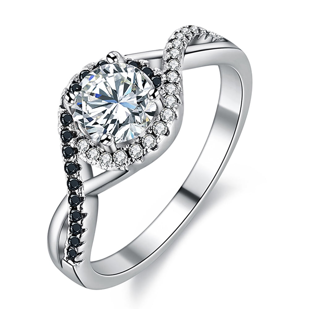 Princess Kylie 925 Sterling Silver Vine Filigree Design Ring 