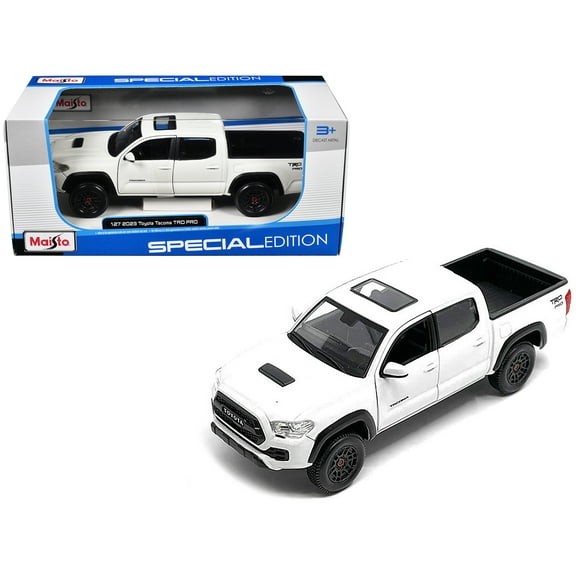 2023 Toyota Tacoma TRD PRO Pickup Truck White with Sunroof "Special Edition" Series 1/27 Diecast Model Car by Maisto
