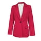 thumbnail image 2 of Saco largo de Mujer Elegante Atemporal Rojo Chica, 2 of 3