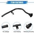 thumbnail image 4 of Fuel Tank Filler Neck Compatible for Chevrolet Impala 2000-2005 Rear Tank Filler Tube Pipe Hose, 4 of 7