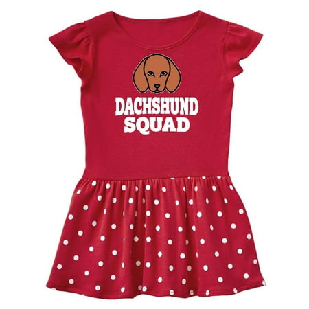 

Inktastic Dog Dachshund Squad Gift Baby Girl Dress
