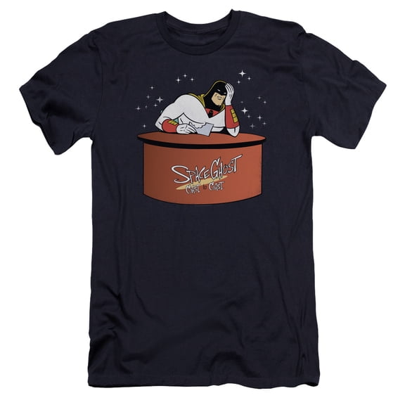 Space Ghost Great Galaxies HBO S/S Adult 30/1 T-Shirt Navy