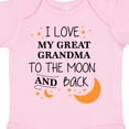 thumbnail image 4 of Inktastic I Love My Great Grandma to the Moon and Back Boys or Girls Baby Bodysuit, 4 of 5