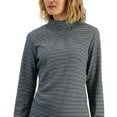 thumbnail image 2 of Karen Scott Womens Carmela Mock Neck Top Smoke Grey Heather XS, 2 of 3