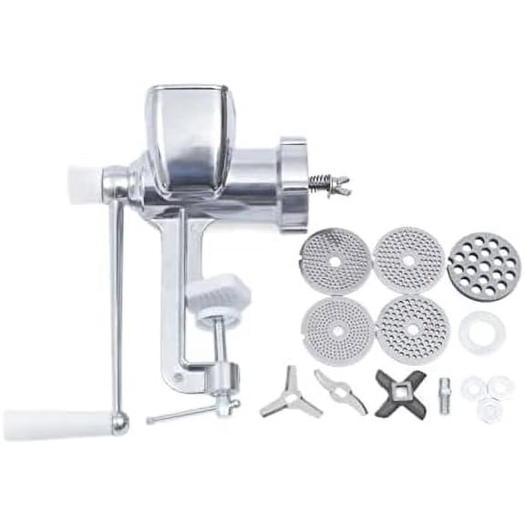 Manual Animal Feed Pellet Mill Machine, Feed Making Machine for Birds Fishing Bait Feed with 1.5mm/2mm/2.5mm/3mm/8mm Molds,Fixable/Four Blades,for Domestic and Commercial.$$Garden &