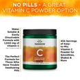 thumbnail image 4 of Swanson Vitamin C Powder 100% Pure Ascorbic Acid, Immune System Support, Skin Health, Cardiovascular Health, Antioxidant Supplement 1000 mg (per serving) 1 lb. 454 g (3 Pack), 4 of 8