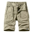 thumbnail image 3 of Men's Summer Casual Cargo Shorts - Solid Color Versatile for Leisure & Activities, 3 of 3