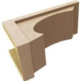 thumbnail image 6 of 9"W x 18"D x 9"H Wide Emerson Rough Cedar Woodgrain TimberThane Corbel, Primed Tan, 6 of 6