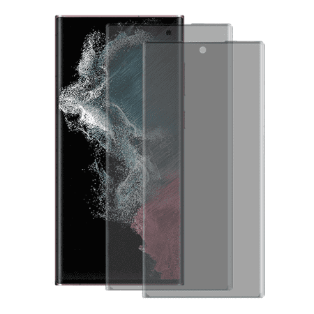 AISELAN [2 Pcs] 9H Hardness Anti-Scratch Anti-SPY Privacy Screen Protector Tempered Glass Compatible with Samsung Galaxy S22 Ultra 5G
