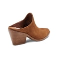 thumbnail image 2 of AQUA COLLEGE Womens Brown Waterproof Nia Pointed Toe Block Heel Slip On Leather Heeled Mules Shoes 8.5 M, 2 of 4