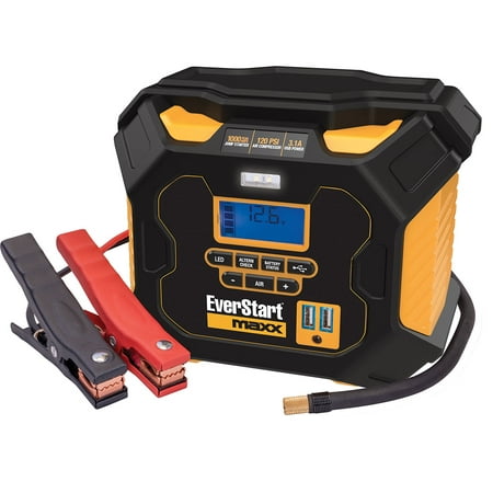 EverStart Maxx 1000 Peak Amp Jump Starter with 120 PSI Compressor