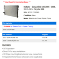 thumbnail image 2 of Radiator - Compatible with 2005 - 2008, 2012 - 2014 Chrysler 300 2006 2007 2013, 2 of 2