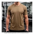 thumbnail image 4 of Playera Athletic Word para Hombre Cuello Redondo Manga Corta Café Talla M, 4 of 4