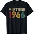 thumbnail image 2 of Vintage 1966 57th Birthday Gift Retro Shirt 57 Years Old T-Shirt, 2 of 3