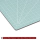 thumbnail image 5 of A5 Autorreparable Corte Alfombrilla 9x6 Doble-Cara Artesanía Corte Tablero para Bricolaje Arte Trabajo Costura Corte, Claro Verde, 5 of 7