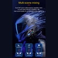 thumbnail image 3 of Q58 Max Wireless Motorcycle Intercom Headset Noise Cancellation for 2 Riders Talk at Same Time Within 500M, 3 of 7