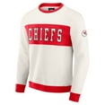 thumbnail image 2 of Men's Darius Rucker Collection by Fanatics  Cream Kansas City Chiefs Colorblock Pullover Sweatshirt, 2 of 6
