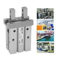 thumbnail image 1 of Cilindro De Dedo Neumático, Riel Guía Preciso Resistente Al Desgaste Pinza Paralela Neumática De Aire M5x0,8 Mm Óxido Duro Alta Eficiencia Para Uso Industrial, 1 of 7
