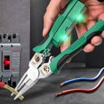 thumbnail image 4 of Wire Stripper with Voltage Tester Non-Slip Handle Ergonomic Design Multi-function Electric Wire Cutter Cable Stripping Tool, 4 of 8