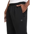 thumbnail image 2 of Champion Men’s Sport Sweatpants with “C” Logo, Slim Fit, Lightweight Polyester Fabric, Sizes S-XXL, 2 of 4