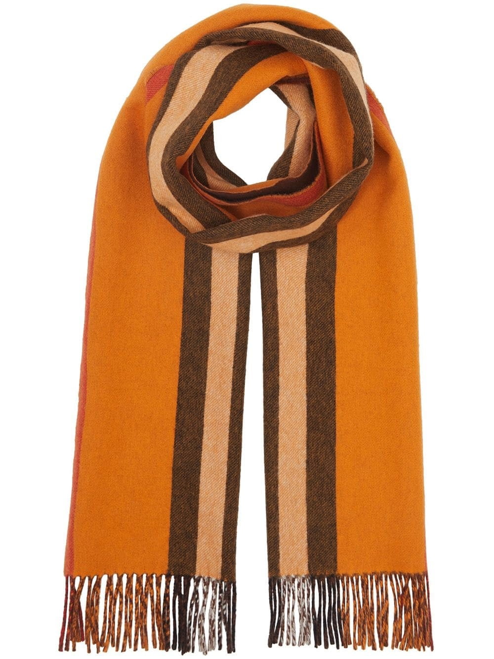 Burberry reversible icon stripe cashmere scarf Clearance