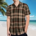 thumbnail image 5 of High Quality Hawaiian Shirts for Men Short Sleeve Aloha Beach Shirt Floral Summer Casual Button Down Shirts Blouses E5N3GJ, 5 of 7