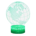 thumbnail image 2 of NARABB Earth Series Night Light LED Colorful 7-Color Desk Lamp Bedroom Home Decor Gift, 2 of 2