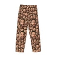thumbnail image 5 of Aloohaidyvio Mens Cotton Pajama Pants Lightweight Lounge Sleep Bottoms with Pockets Drawstring, 5 of 6