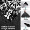 thumbnail image 3 of Black White Tie Dye Mandala Pattern Kitchen Rugs Sets Of 3,Kitchen Runner Rugs Non Skid Washable,Decorative Kitchen Floor Mats for Kitchen,Sink,Laundry,17"x30"+ 17"x47" + 17"x59", 3 of 6