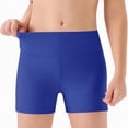 thumbnail image 5 of TAmten Girls Volleyball Shorts Girls Athletic Shorts Kids Dance High Waisted Yoga Short for Bike Gym Volleyball Running(Dark Blue,13-14 Years), 5 of 6