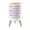 Color 2, variant on Classroom Small Trash Can with Lid Colorful City Roundabout Map Roads Cars Houses School Park 1.8 Gallon Dog Proof Trash Can Round Garbage Can Waste Bin Wastebasket for Nursery Back to School Gifts