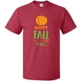 thumbnail image 3 of Inktastic Happy Fall Y'all, Pumpkin, Arrow - Orange Green T-Shirt, 3 of 5