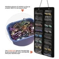 thumbnail image 2 of Organizador de gafas de sol KGMCARE con 16 ranuras para colgar en la pared, negro, 2 of 9