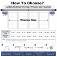 thumbnail image 6 of KoshiMe 1-inch Diameter Adjustable Curtain Rod 32-168 inches, Heavy-Duty Curtain Rods, Classic Ball Finials for Indoor/Outdoor Use, bronze, 6 of 7