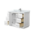 thumbnail image 4 of Wyndham Collection Wcf414148s-Nat-Unsmxx Strada 48" Free Standing Single Basin Vanity Set, 4 of 7