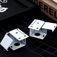 thumbnail image 3 of LEFU for Window Blinds Headrail Bracket Set, 2 Pack White Plastic Head Track End Cover Holder Mounting Brackets for Internal External Installation, for Durable Curtain Hardware Accessories, 3 of 7