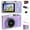 Purple with 32GB Card, variant on Kids Digital Camera with 32GB SD Card, FHD 1080P 48MP Vlogging Photography Camera 16X Zoom Video Camcorder for Boys Girls Teens Seniors Students Gift