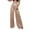 Khaki, variant on Plus Size Pants Clothing Women's High Waisted Sequin Loose Drape Wide Leg Pants Fashion Casual Pants