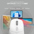 thumbnail image 4 of Mouse Inalámbrico Acteck OPTIMIZE ERGO MI680 1600dpi 6 botones Blanco AC-934084, 4 of 7