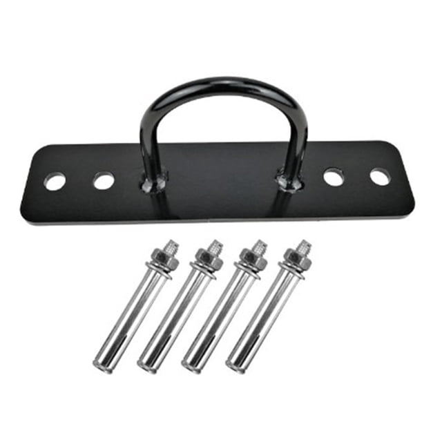 Wall Mount Hook Pad Eye Plate Metal Wall Mount Ring Hook for Training Rope Swing Yoga Gym Rope