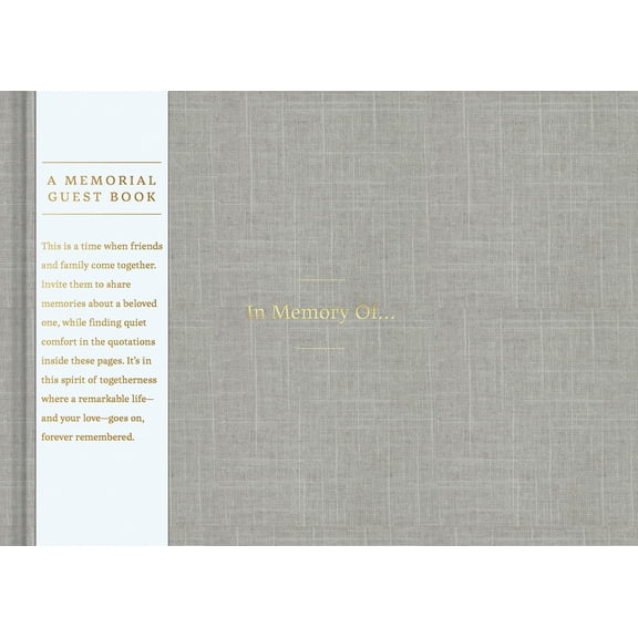 In Memory Of... -- A Memorial Guest Book, (Hardcover)