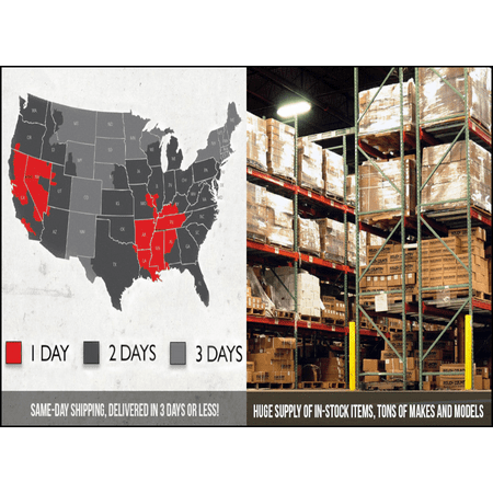 Rough Country 9/16 Square Suspension U-Bolts | 9/16 x 2.5 x 15.5 - 7656