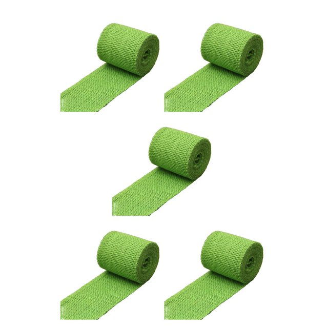 Ounissouiy 1 rollo de decoraciones de boda, accesorios de ropa, cinta de ropa bonita para regalos, decoraciones de para fiestas, vacaciones, verde Verde 6*200cm 5Conjunto