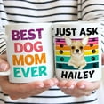 thumbnail image 5 of Personalized Best Dog Mom Ever Mug Custom Mug Coffee Mugs Cups 11oz 15oz Birthday Mothers Day Christmas Gifts For Dog Mama Grandma Lady Puppy Owners Pet Lovers Custom Dog Breed And Name, 5 of 7