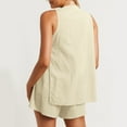 thumbnail image 5 of Wensltd Two Piece Sets for Women Summer Vacation Outfits Sleeveless Tops Lounge Matching Clothes, 5 of 8